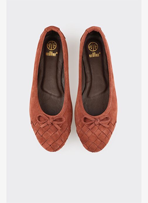 Taba Deri Kadın Günlük Ayakkabı - Görsel 5