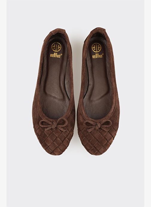 Kahve Deri Kadın Günlük Ayakkabı - Görsel 5