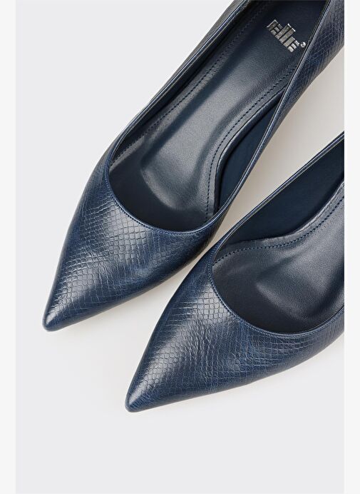Lacivert Kadın Stiletto - Görsel 5