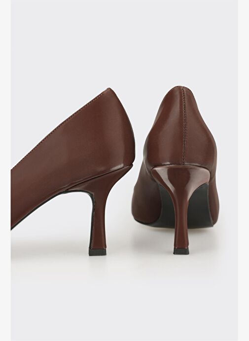 Kahve Kadın Stiletto - Görsel 5