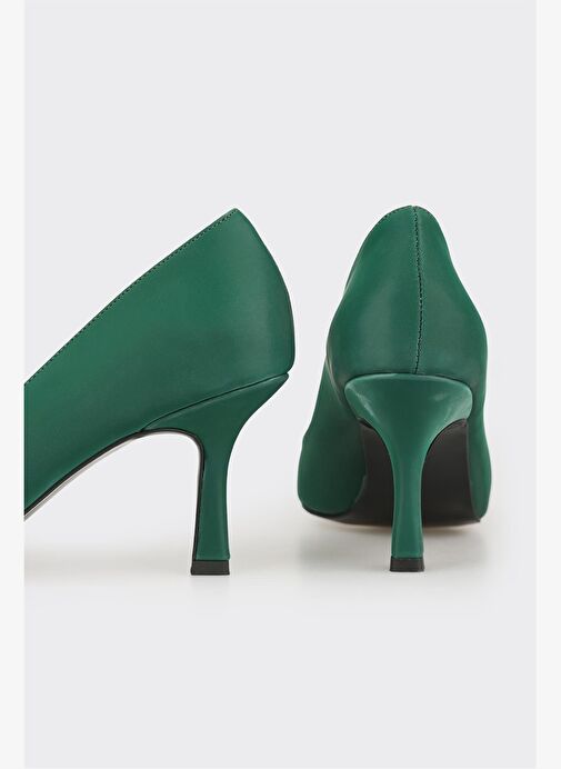 Yeşil Kadın Stiletto - Görsel 5