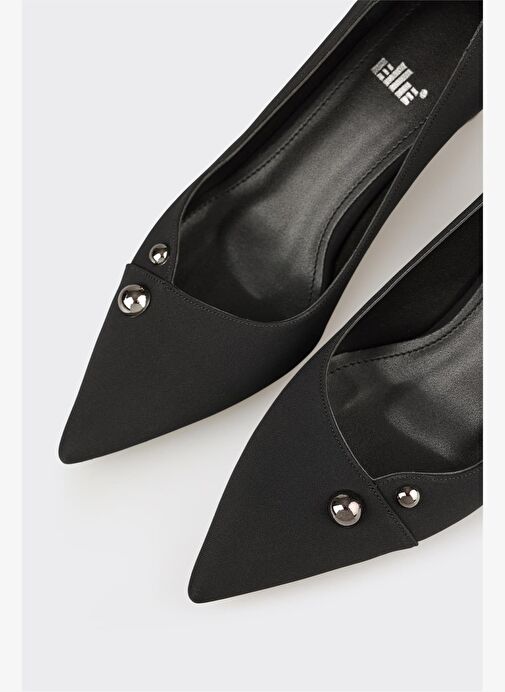 Siyah Kadın Topuklu Ayakkabı - Görsel 5