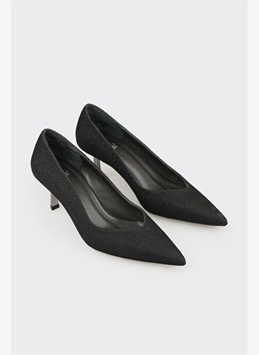 Siyah Kadın Stiletto - Görsel 3