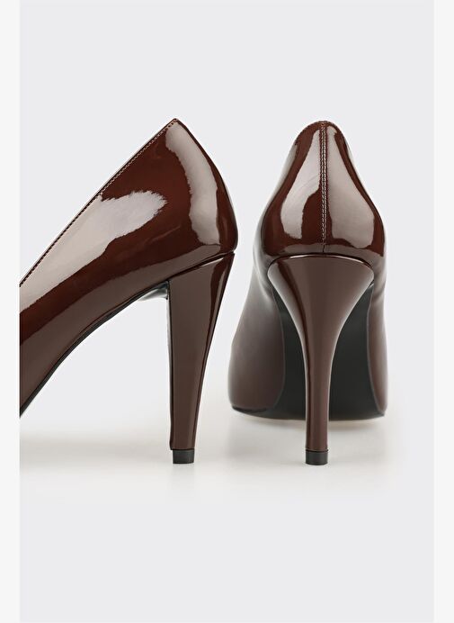 Kahve Kadın Stiletto - Görsel 5