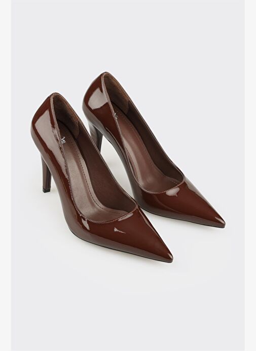 Kahve Kadın Stiletto - Görsel 3