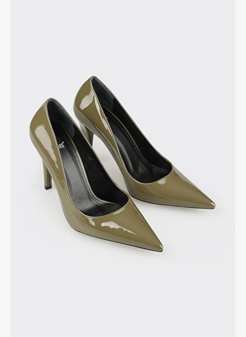 Yeşil Kadın Stiletto - Görsel 3