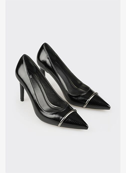 Siyah Kadın Stiletto - Görsel 3