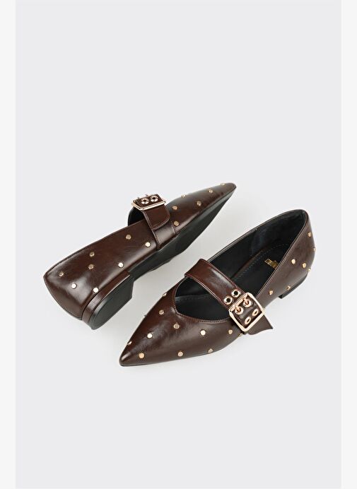 Kahve Kadın Günlük Ayakkabı - Görsel 3