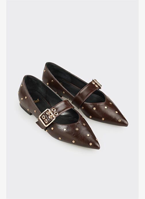 Kahve Kadın Günlük Ayakkabı - Görsel 2