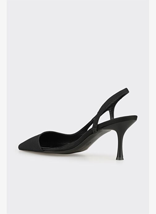 Siyah Kadın Topuklu Ayakkabı - Görsel 4