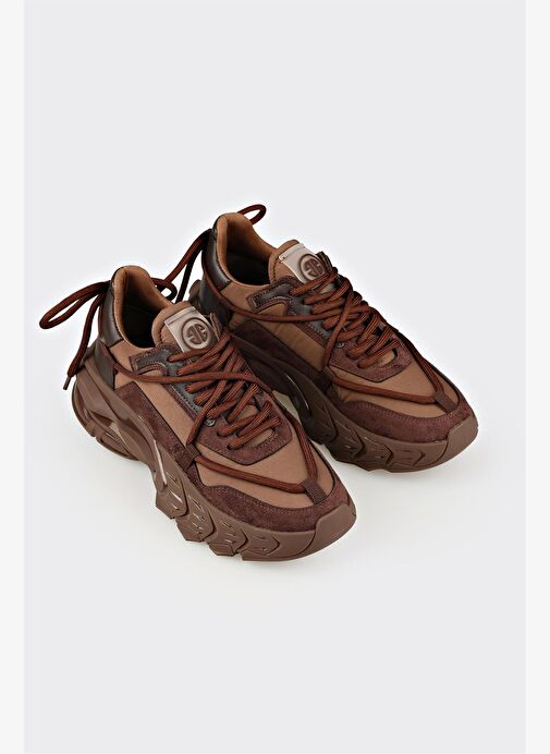 Kahve Kadın Spor Ayakkabı - Görsel 3