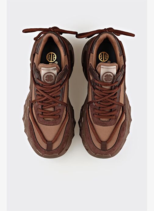 Kahve Kadın Spor Ayakkabı - Görsel 5