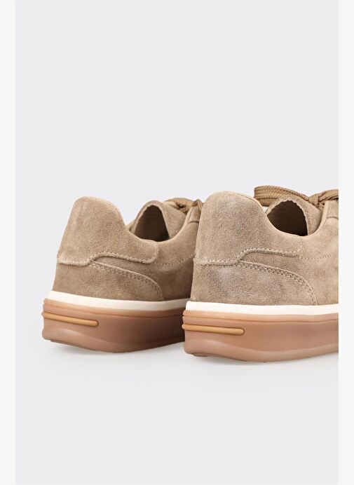 Vizon Deri Kadın Spor Ayakkabı - Görsel 6