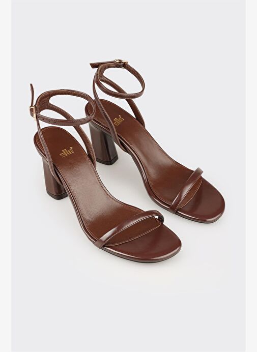 Kahve Kadın Günlük Sandalet - Görsel 3