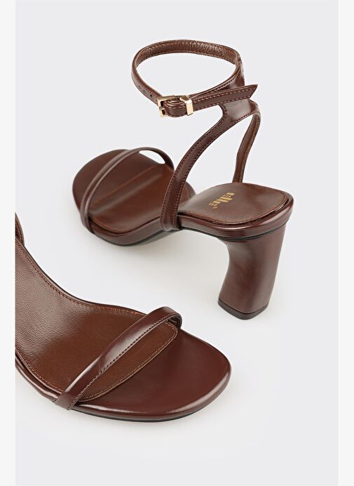 Kahve Kadın Günlük Sandalet - Görsel 5