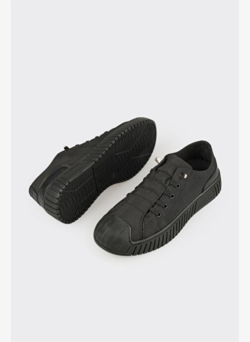 Siyah Kadın Spor Ayakkabı - Görsel 4