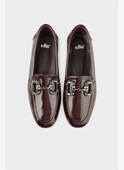 Kahve Deri Kadın Günlük Ayakkabı - Görsel 5