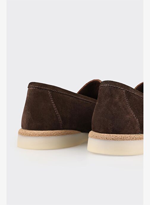 Kahve Deri Kadın Günlük Ayakkabı - Görsel 6