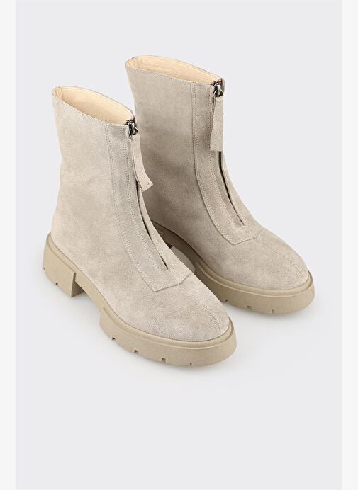 Bej Deri Kadın Günlük Bot - Görsel 3