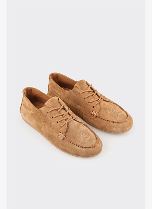 Naturel Deri Kadın Günlük Ayakkabı - Görsel 3