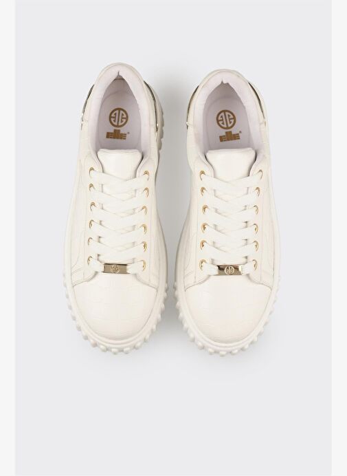 Beyaz Kadın Spor Ayakkabı - Görsel 5