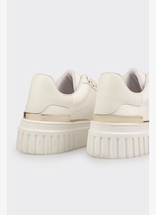 Beyaz Kadın Spor Ayakkabı - Görsel 6