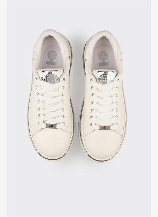 Beyaz Kadın Spor Ayakkabı - Görsel 5