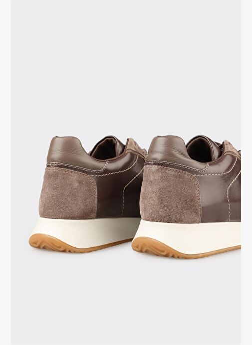 Vizon Deri Kadın Spor Ayakkabı - Görsel 6