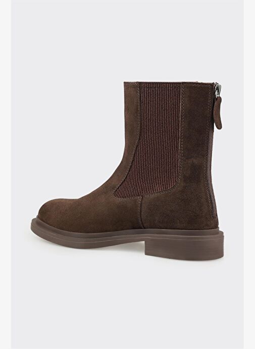 Kahve Deri Kadın Günlük Bot - Görsel 4