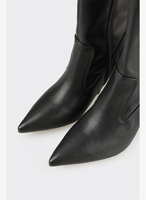 Siyah Kadın Günlük Çizme - Görsel 5