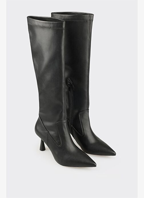 Siyah Kadın Günlük Çizme - Görsel 3