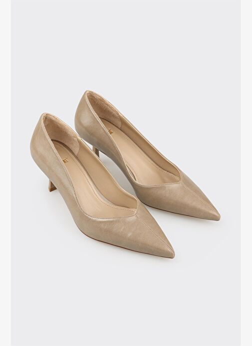 Vizon Kadın Orta Topuk Ayakkabı - Görsel 3