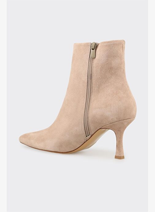 Vizon Deri Kadın Klasik Bot - Görsel 4