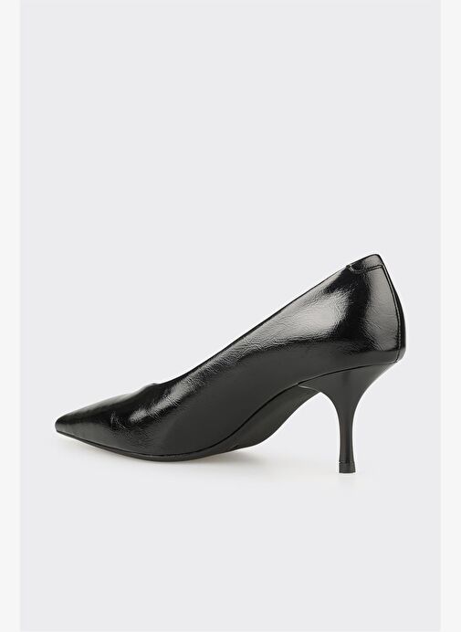 Siyah Kadın Topuklu Ayakkabı - Görsel 4