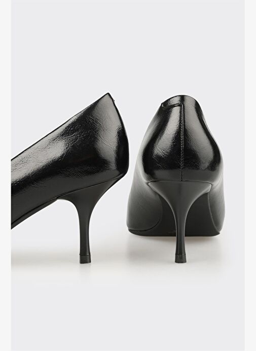 Siyah Kadın Topuklu Ayakkabı - Görsel 5