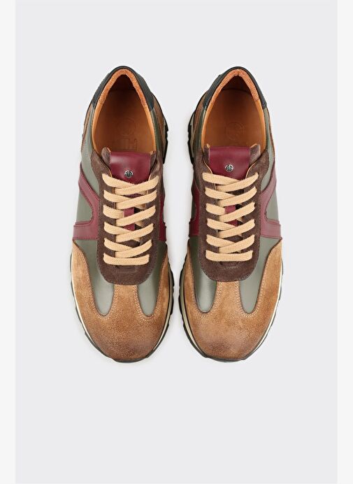 Vizon Deri Erkek Spor Ayakkabı - Görsel 5