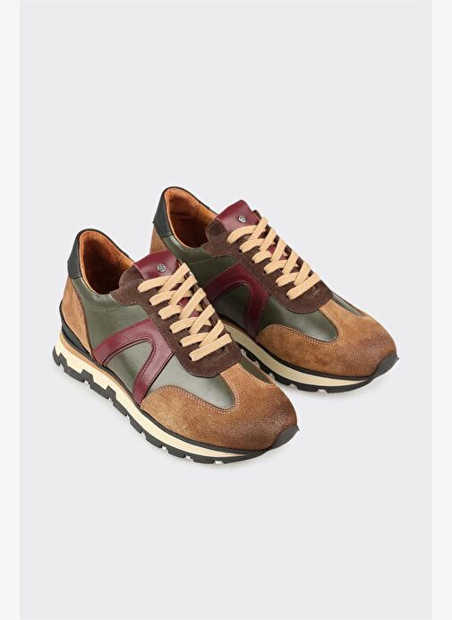 Vizon Deri Erkek Spor Ayakkabı - Görsel 3