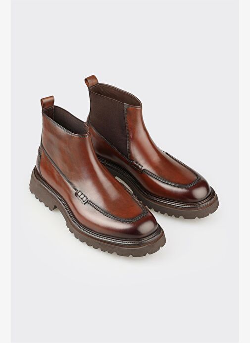 Taba Deri Erkek Günlük Bot - Görsel 3