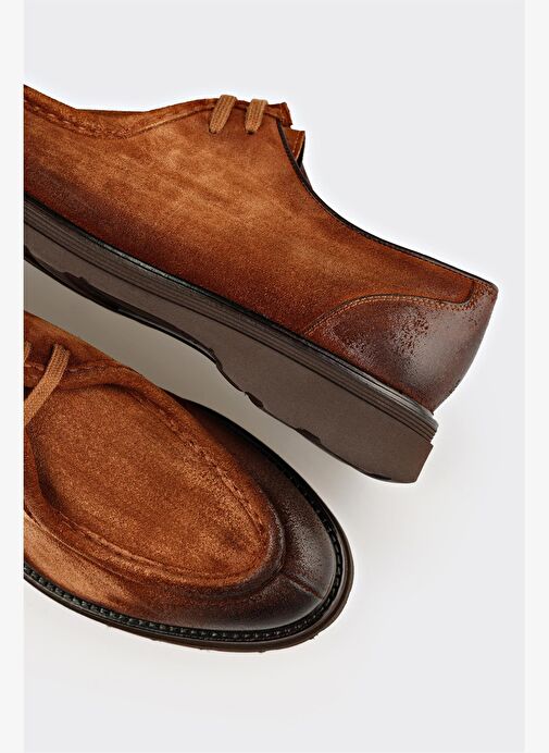 Taba Deri Erkek Günlük Ayakkabı - Görsel 6