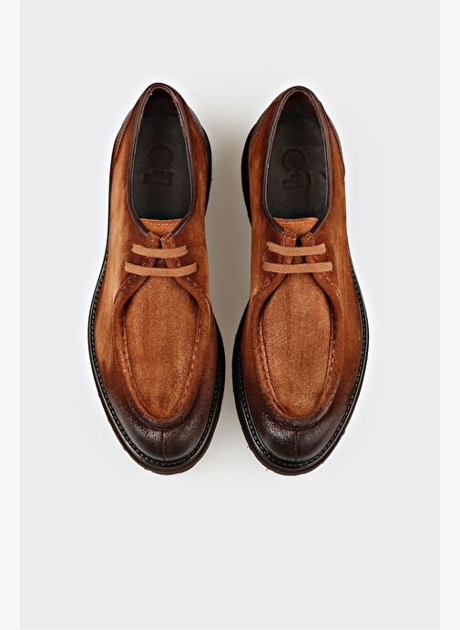 Taba Deri Erkek Günlük Ayakkabı - Görsel 5