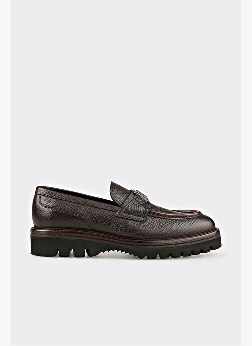 Kahve Deri Erkek Klasik Loafer - Görsel 2