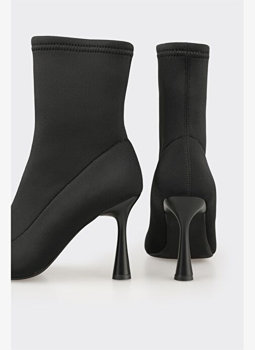 Siyah Kadın Yüksek Topuk Bot - Görsel 5