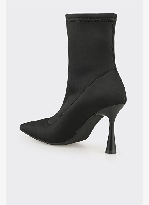 Siyah Kadın Yüksek Topuk Bot - Görsel 4