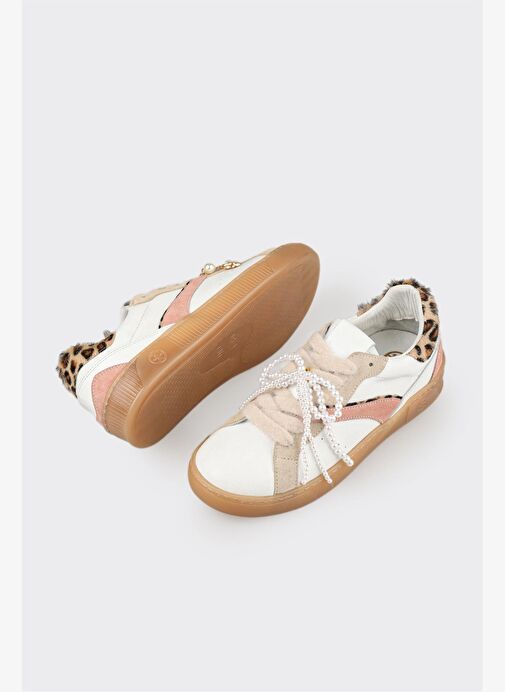 Beyaz Kadın Spor Ayakkabı - Görsel 4