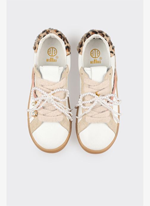 Beyaz Kadın Spor Ayakkabı - Görsel 5