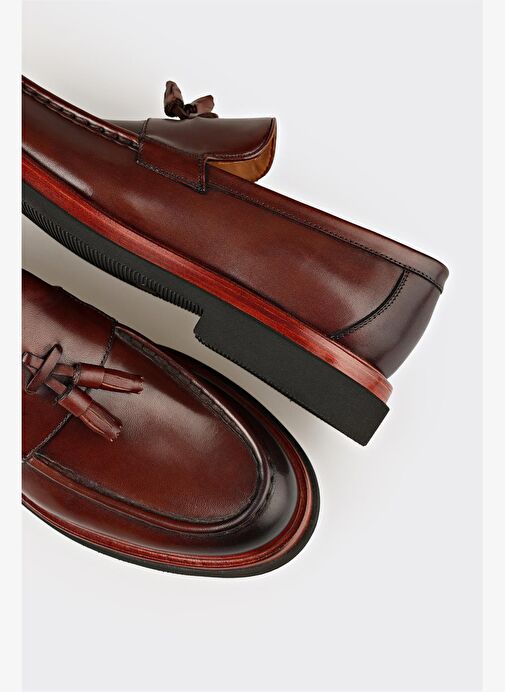 Taba Deri Erkek Klasik Ayakkabı - Görsel 6