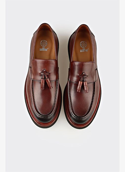Taba Deri Erkek Klasik Ayakkabı - Görsel 5