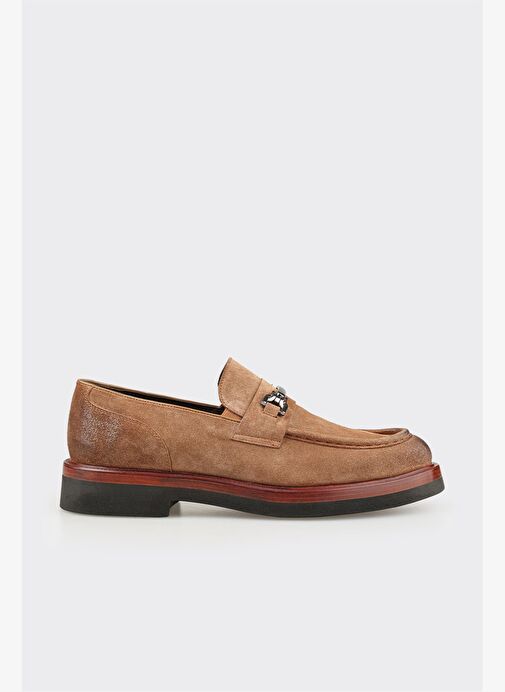 Camel Deri Erkek Günlük Ayakkabı - Görsel 2