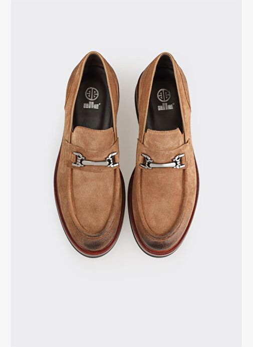 Camel Deri Erkek Günlük Ayakkabı - Görsel 5