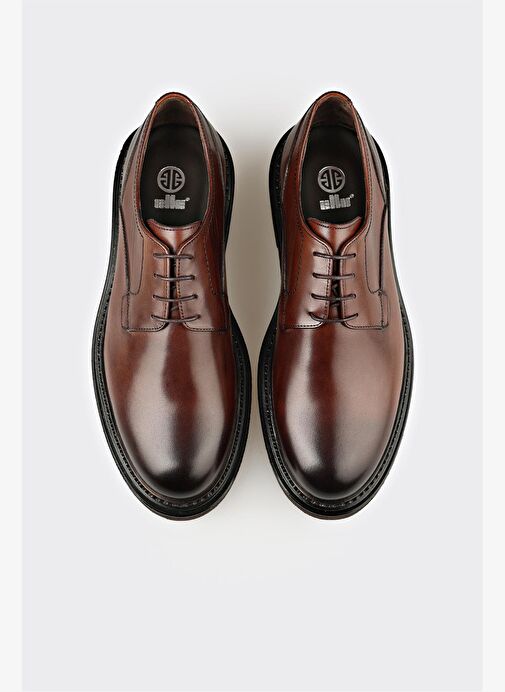 Kahve Deri Erkek Günlük Ayakkabı - Görsel 5